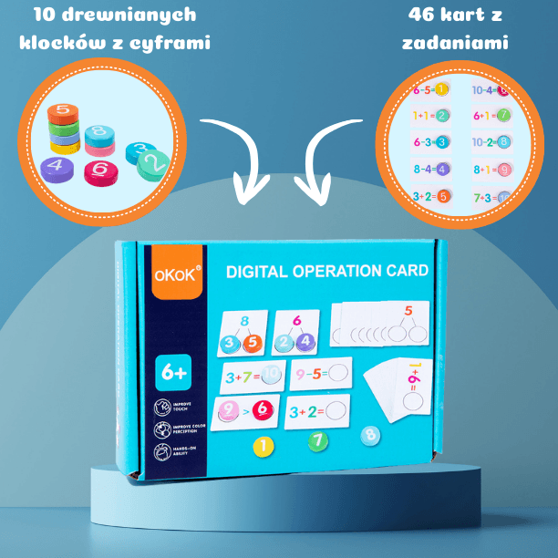 Liczydełka – Zestaw Małego Matematyka (46 zadań matematycznych)