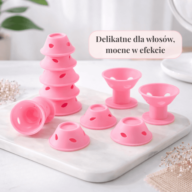 Falora – zestaw 20 szt. elastycznych wałków do tworzenia naturalnych loków